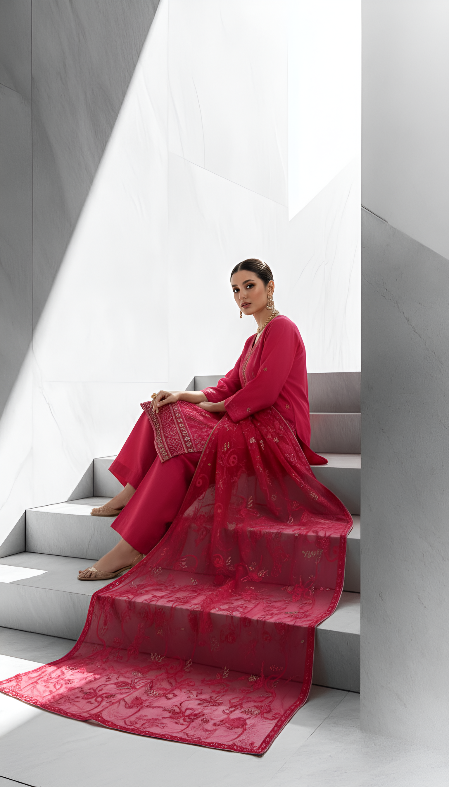 Magenta Royale – 3-Piece Unstitched